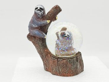 Glitterkugel Faultier